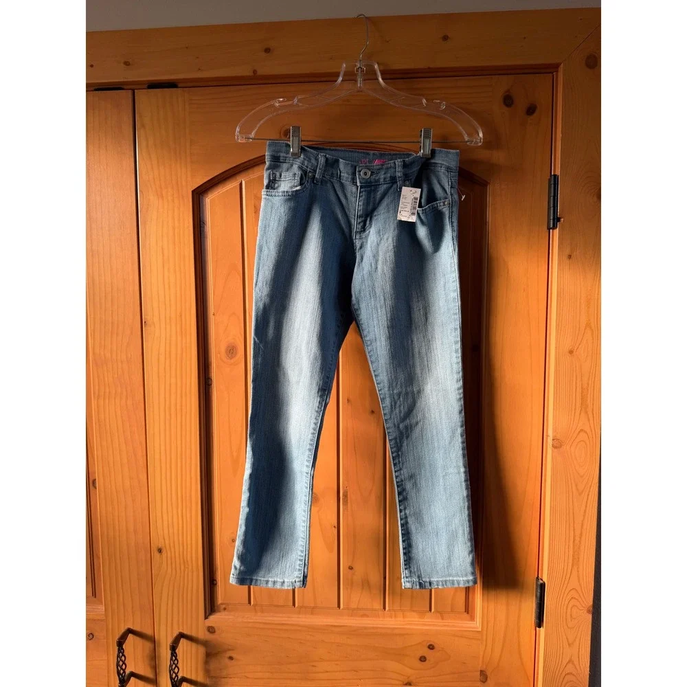 The Childrens Place Super Skinny Jeans Light Indigo Blue Plus NWT